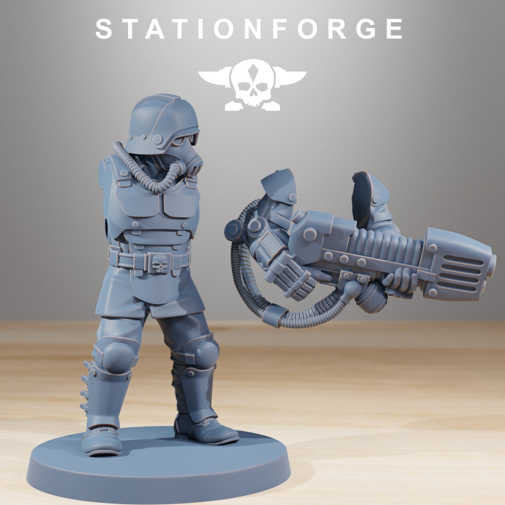 GrimGuard Commandos + Bases (10) - Station Forge
