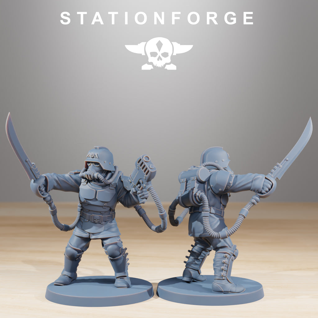 GrimGuard Commandos + Bases (10) - Station Forge