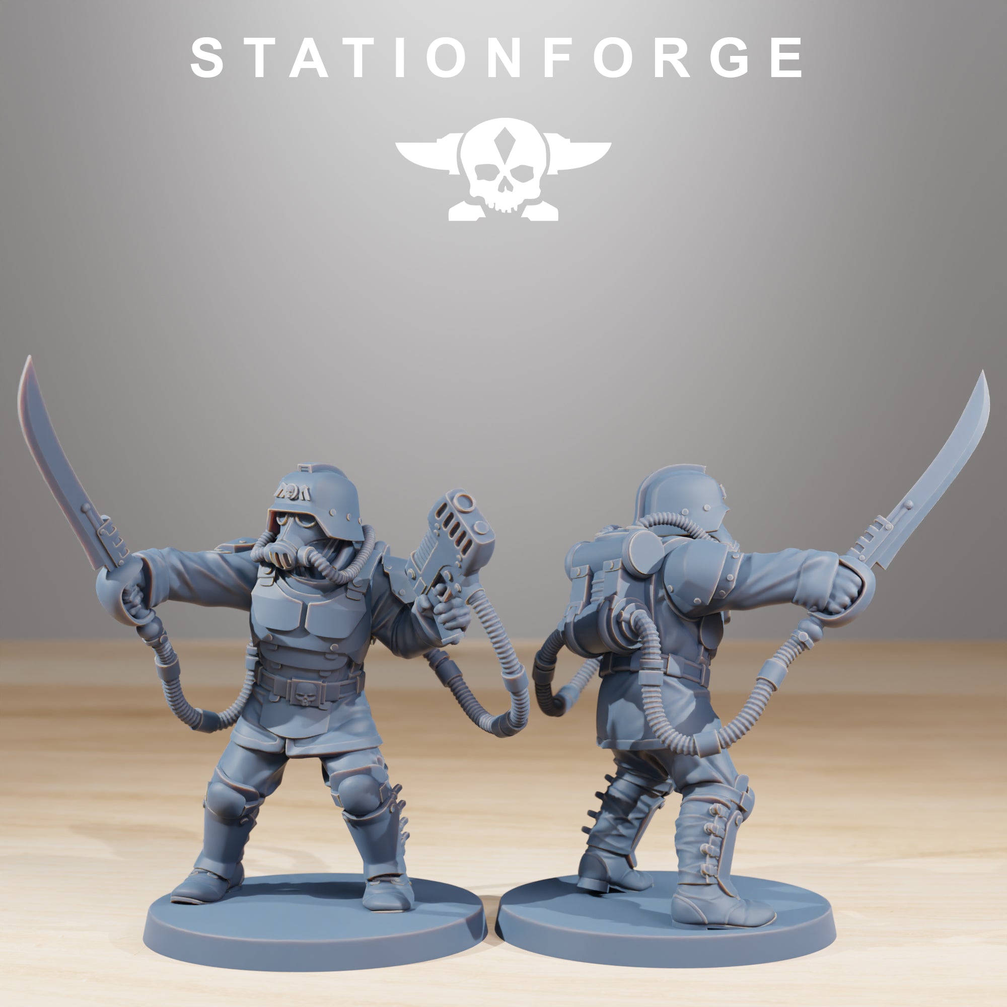 GrimGuard Commandos + Bases (10) - Station Forge
