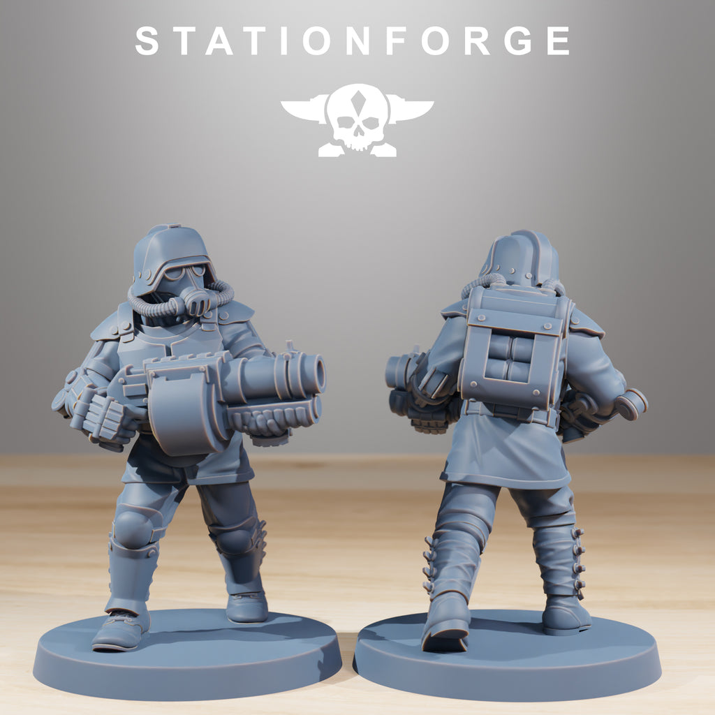 GrimGuard Commandos + Bases (10) - Station Forge