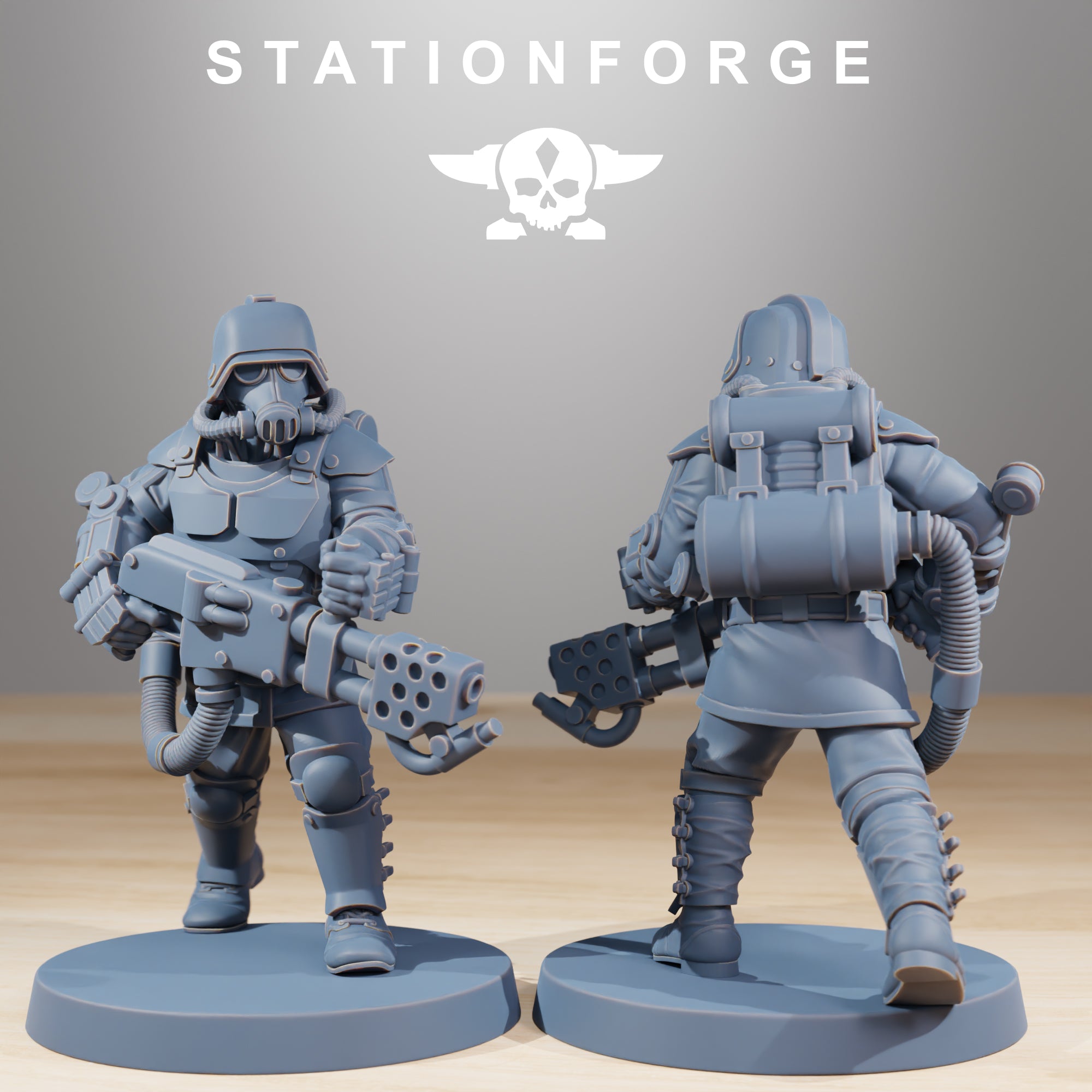 GrimGuard Commandos + Bases (10) - Station Forge