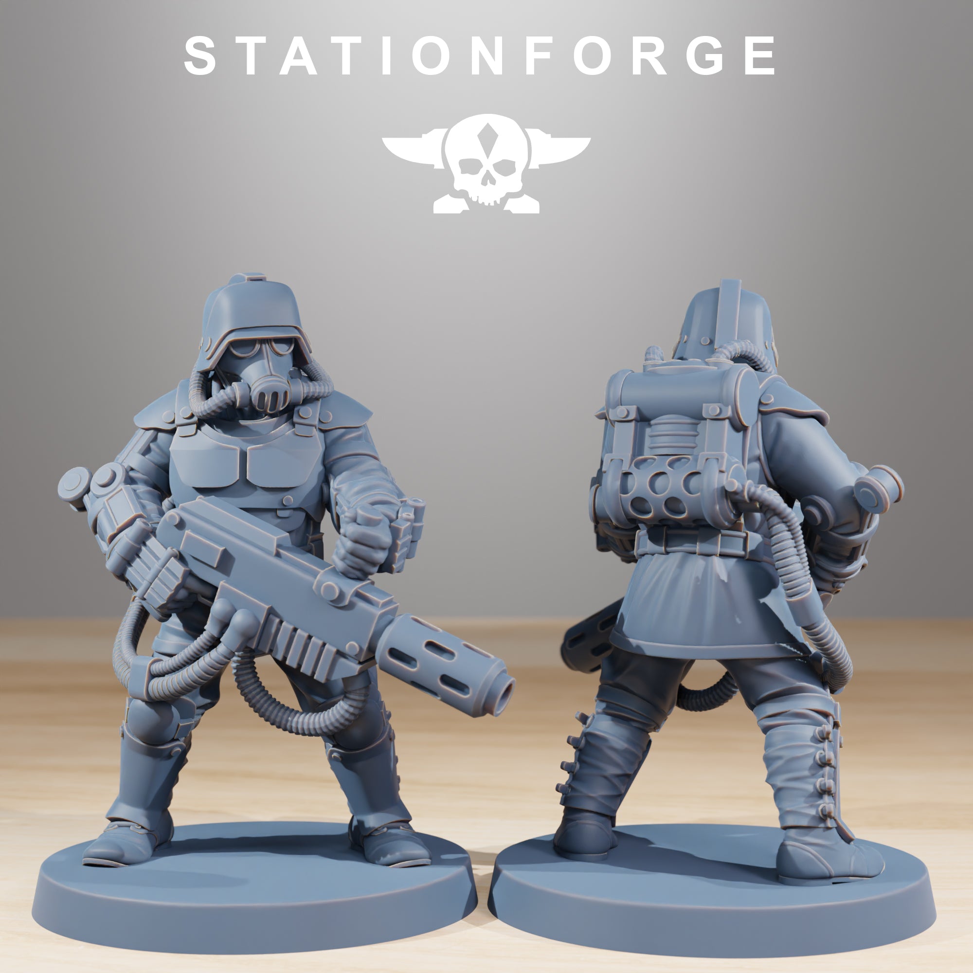 GrimGuard Commandos + Bases (10) - Station Forge