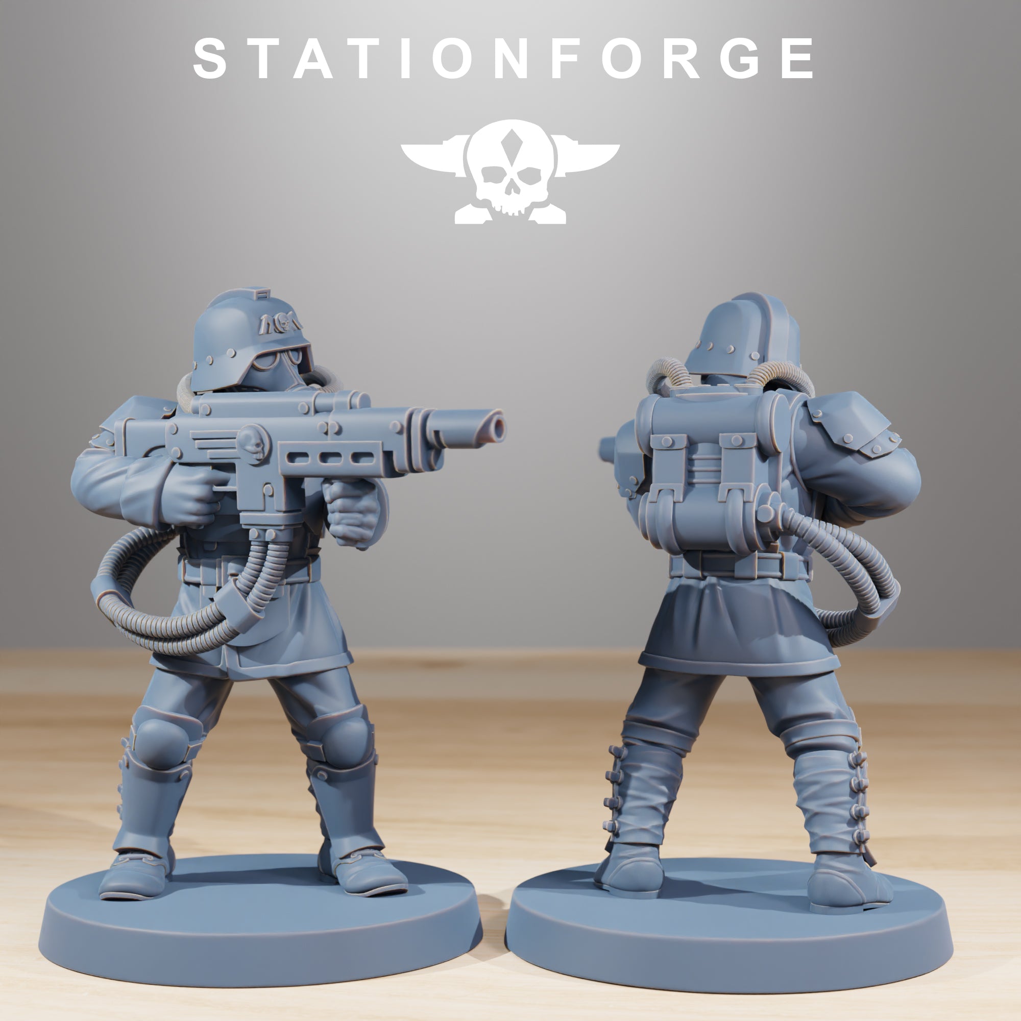 GrimGuard Commandos + Bases (10) - Station Forge