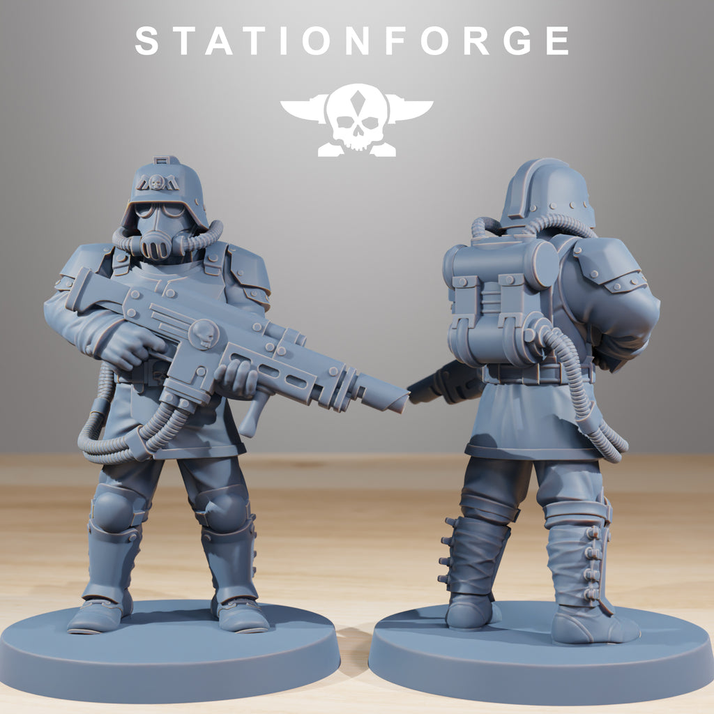 GrimGuard Commandos + Bases (10) - Station Forge