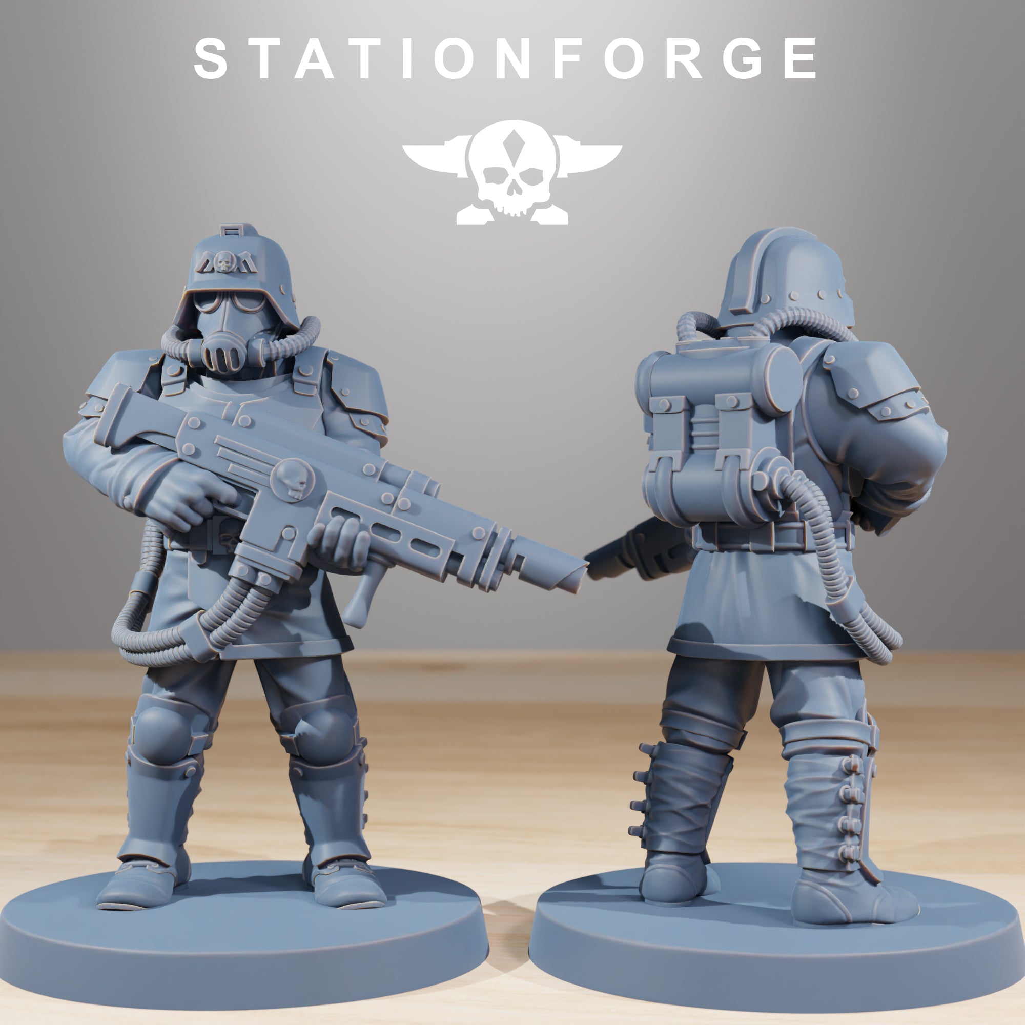 GrimGuard Commandos + Bases (10) - Station Forge
