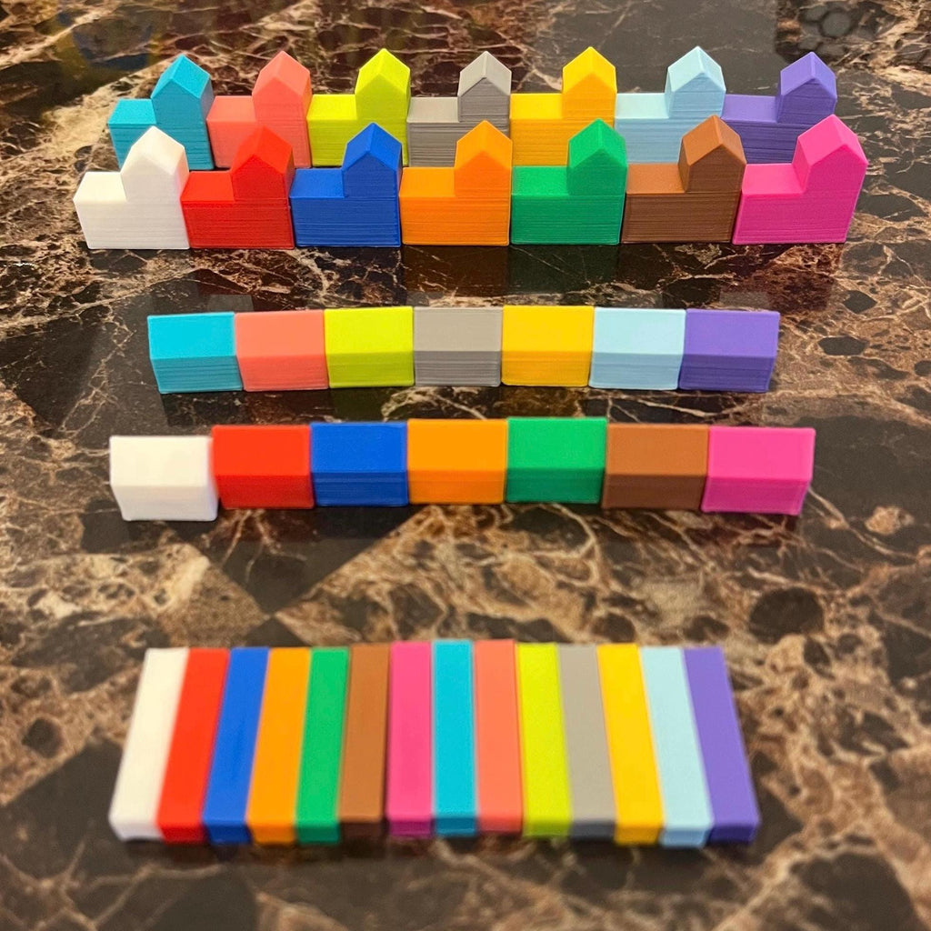 Peices for Catan (Base + Seafarers + Cities & Knights)