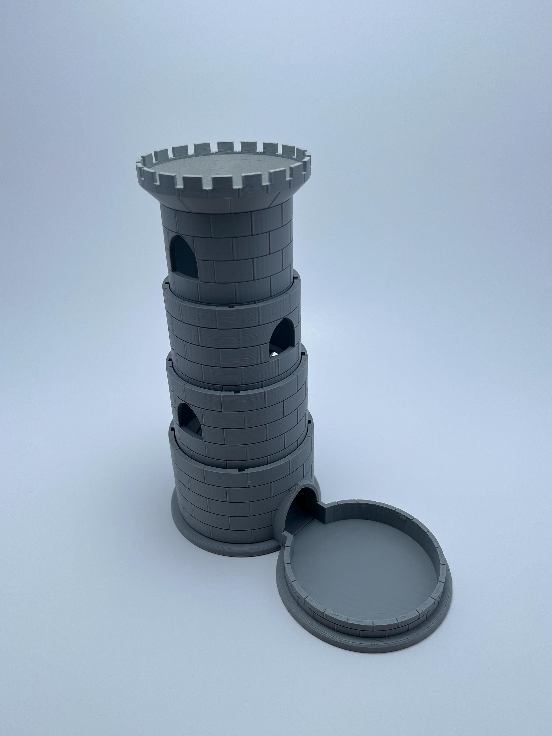 Compact Collapsible Dice Tower