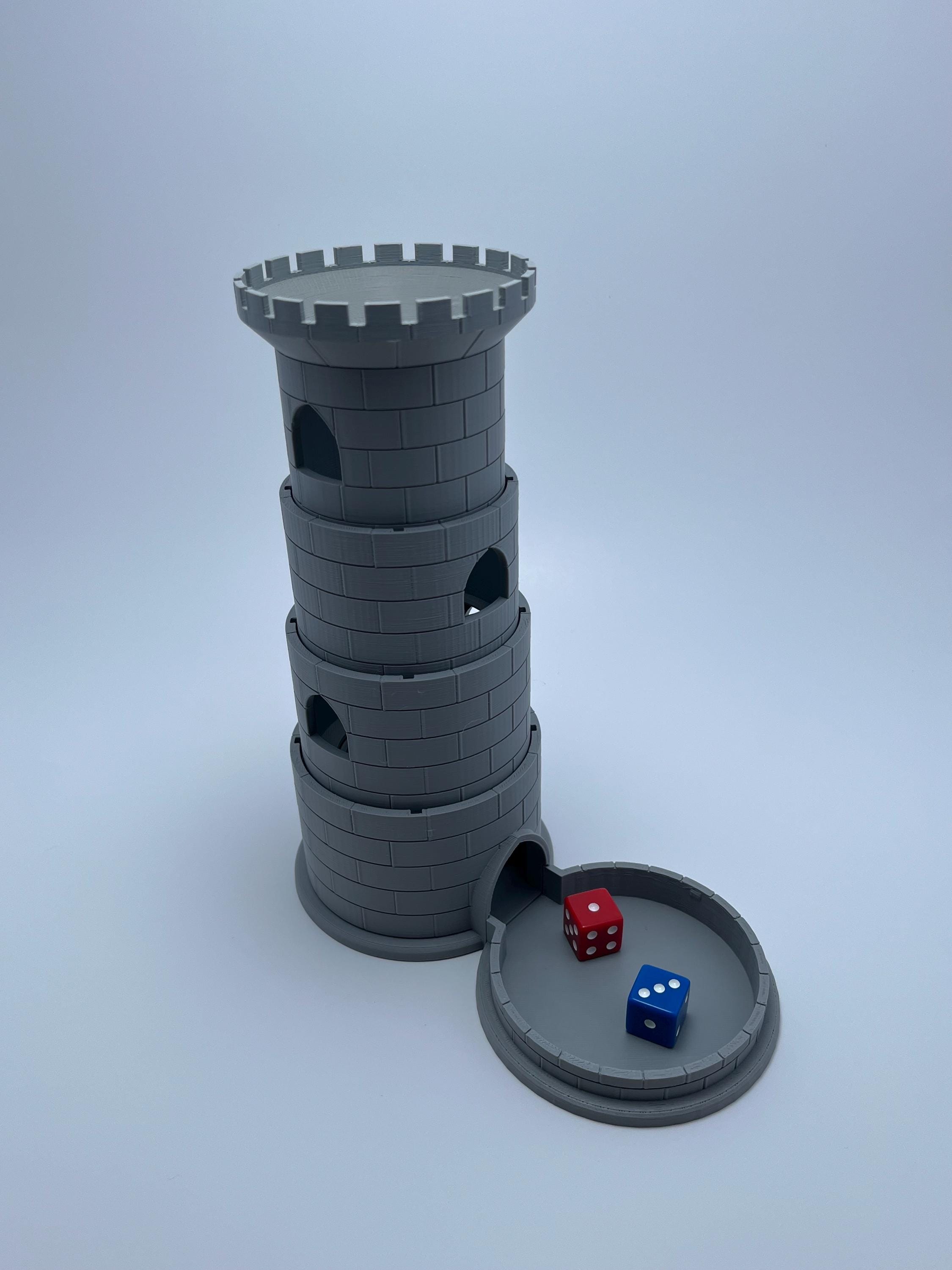 Compact Collapsible Dice Tower