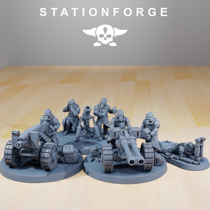 GrimGuard Decimator Weapon Team + Base - Station Forge