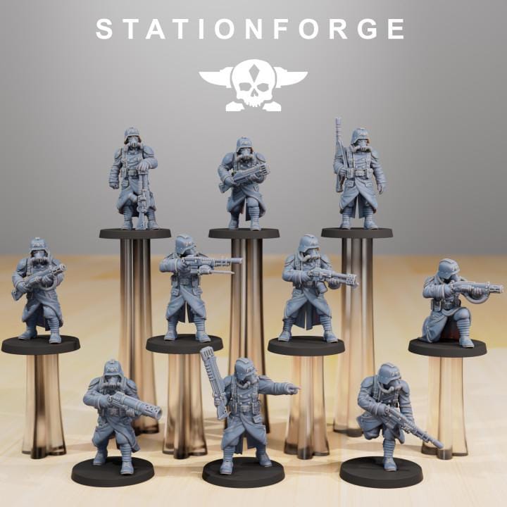 GrimGuard Infantry Builder + Bases (10) - Station Forge