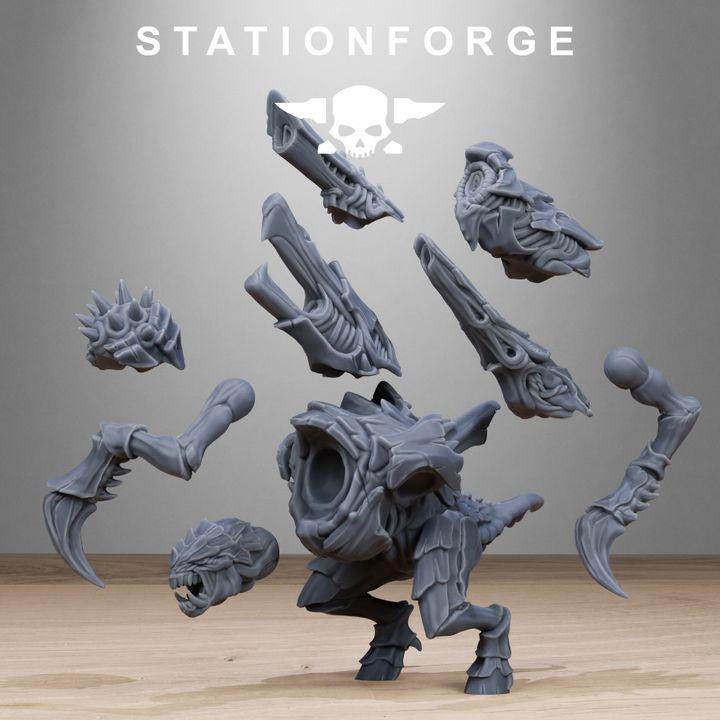 Xenarid Karnyxes + Bases (10) - Station Forge