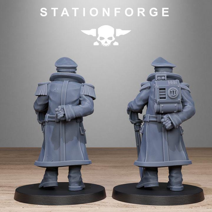 GrimGuard Officer + Base - Station Forge