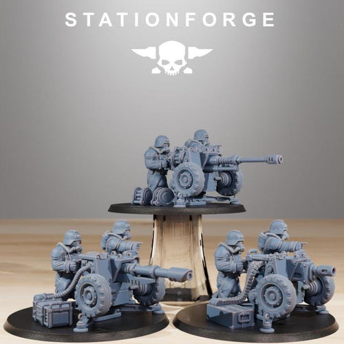 GrimGuard Battle Weapon Team + Base - Station Forge