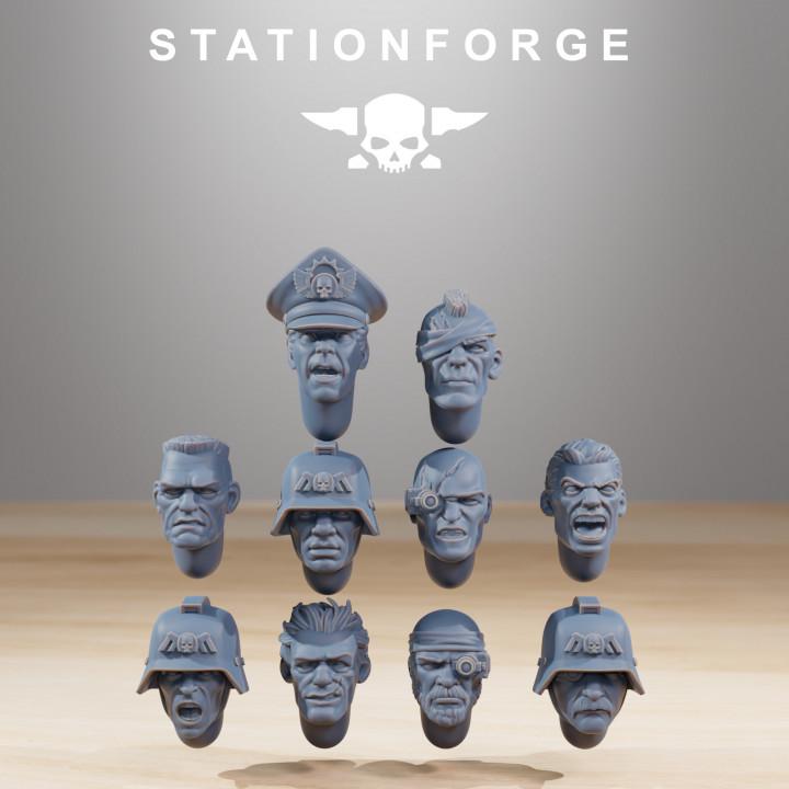 GrimGuard Combatants + Bases (10) - Station Forge