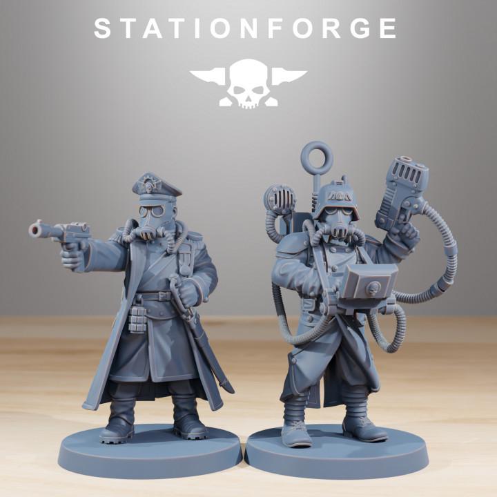 GrimGuard Combatants + Bases (10) - Station Forge