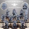 GrimGuard Combatants + Bases (10) - Station Forge