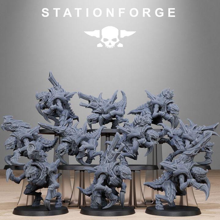 Xenarid Karnyxes + Bases (10) - Station Forge