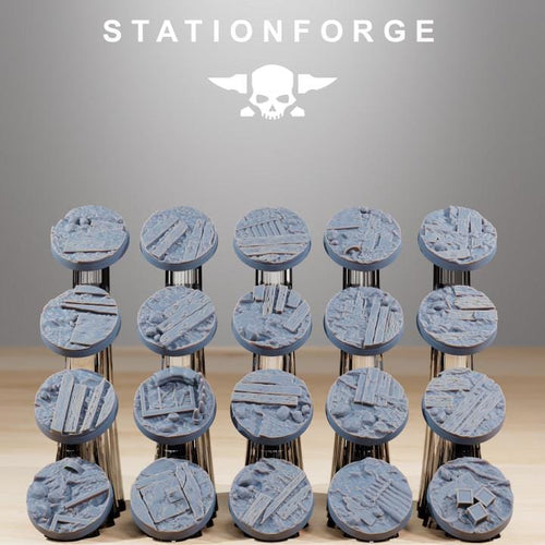 25mm Trench Bases/Toppers (20) - Station Forge