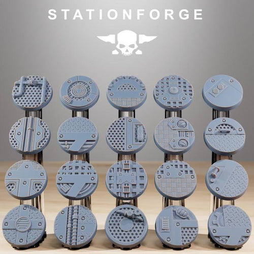 25mm Industrial Bases (20) - Station Forge