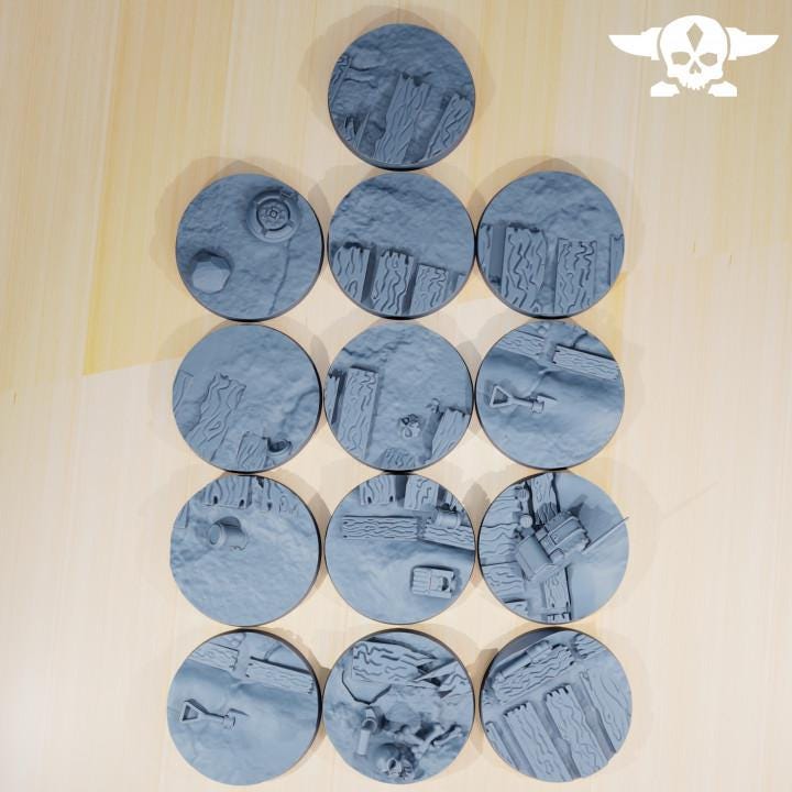 25mm Trench Bases (13) - Station Forge