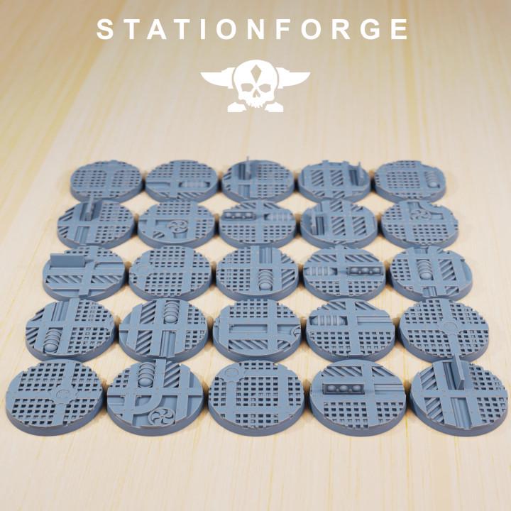 25mm Industrial Bases (25) - Station Forge