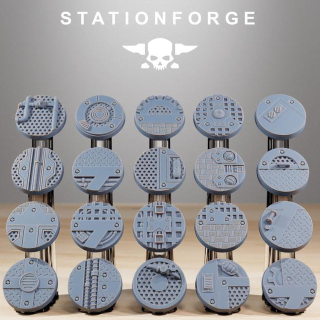 25mm Industrial Bases (20) - Station Forge
