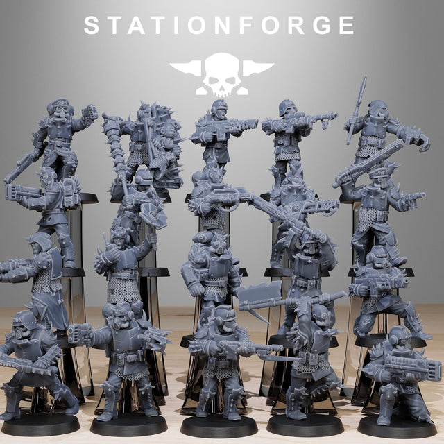Corrupted Guard Infantry + Bases (20) - Station Forge