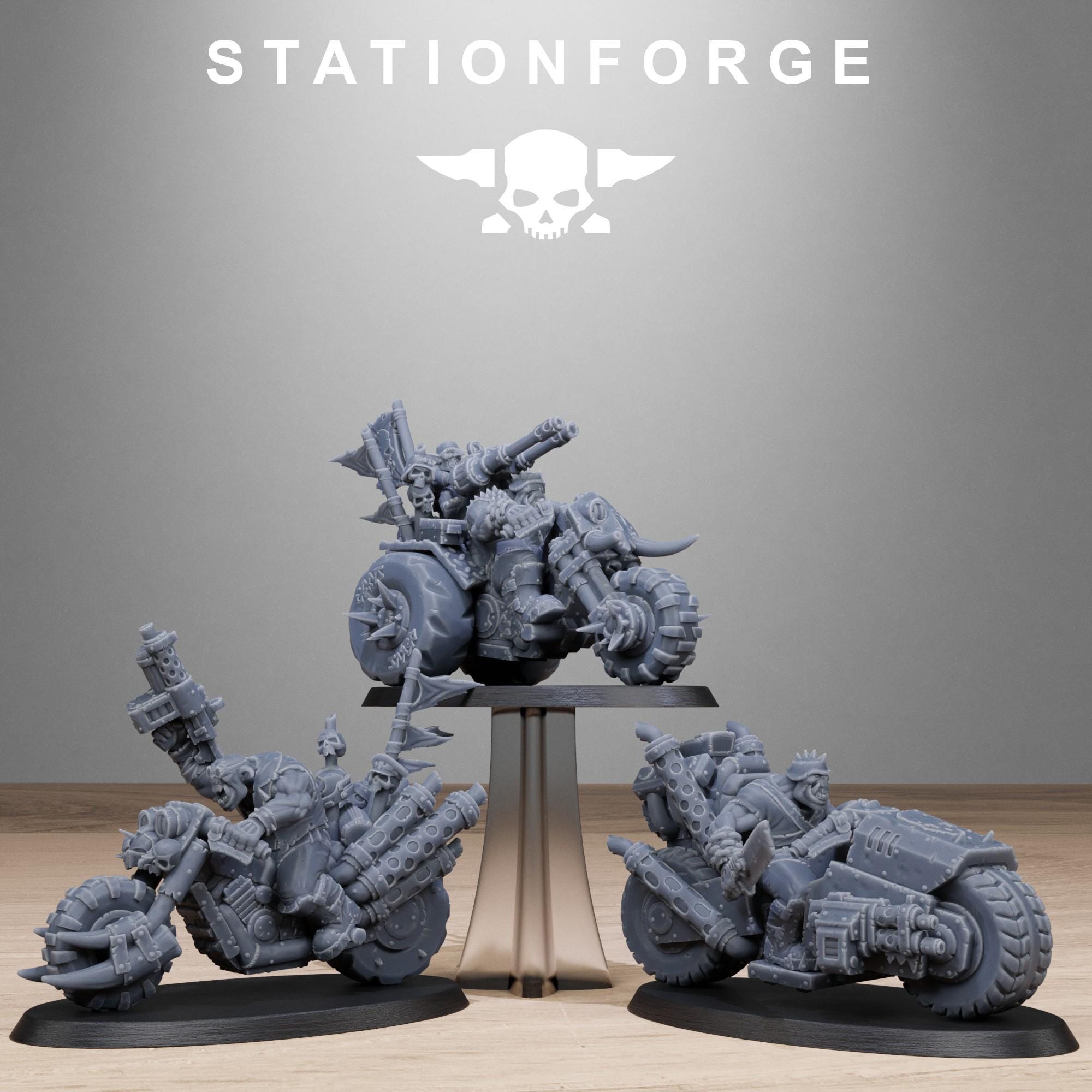 Orkas Bikers + Bases (3) - Station Forge