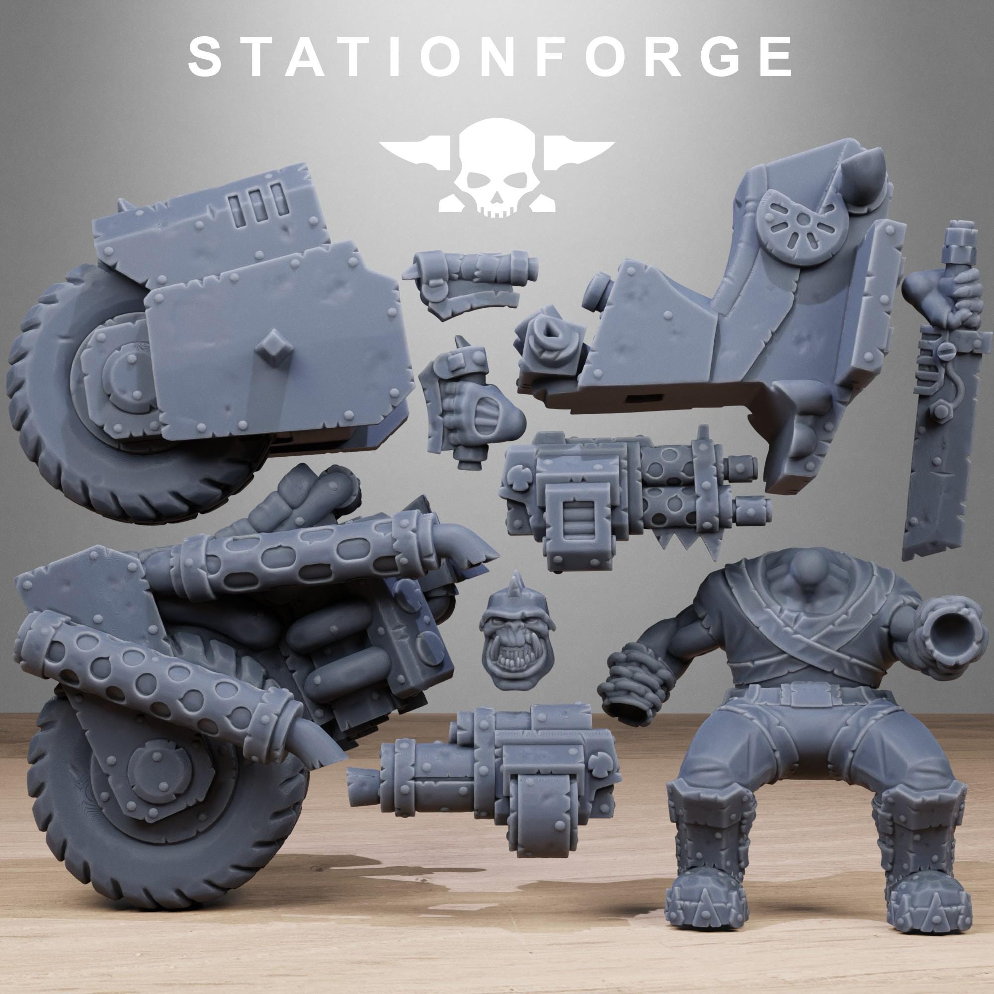 Orkas Bikers + Bases (3) - Station Forge