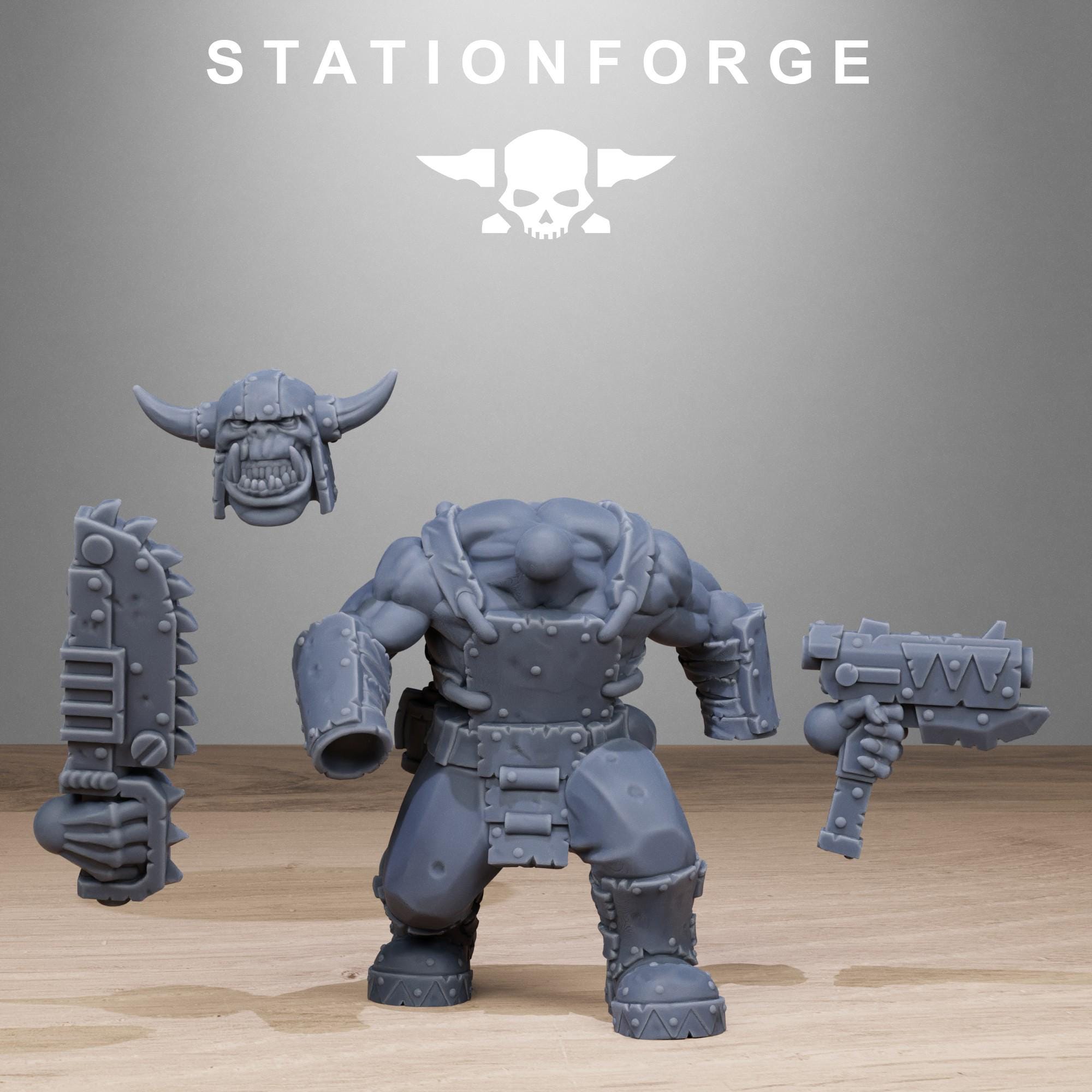 Orkas Bros Infantry + Bases (10) - Station Forge