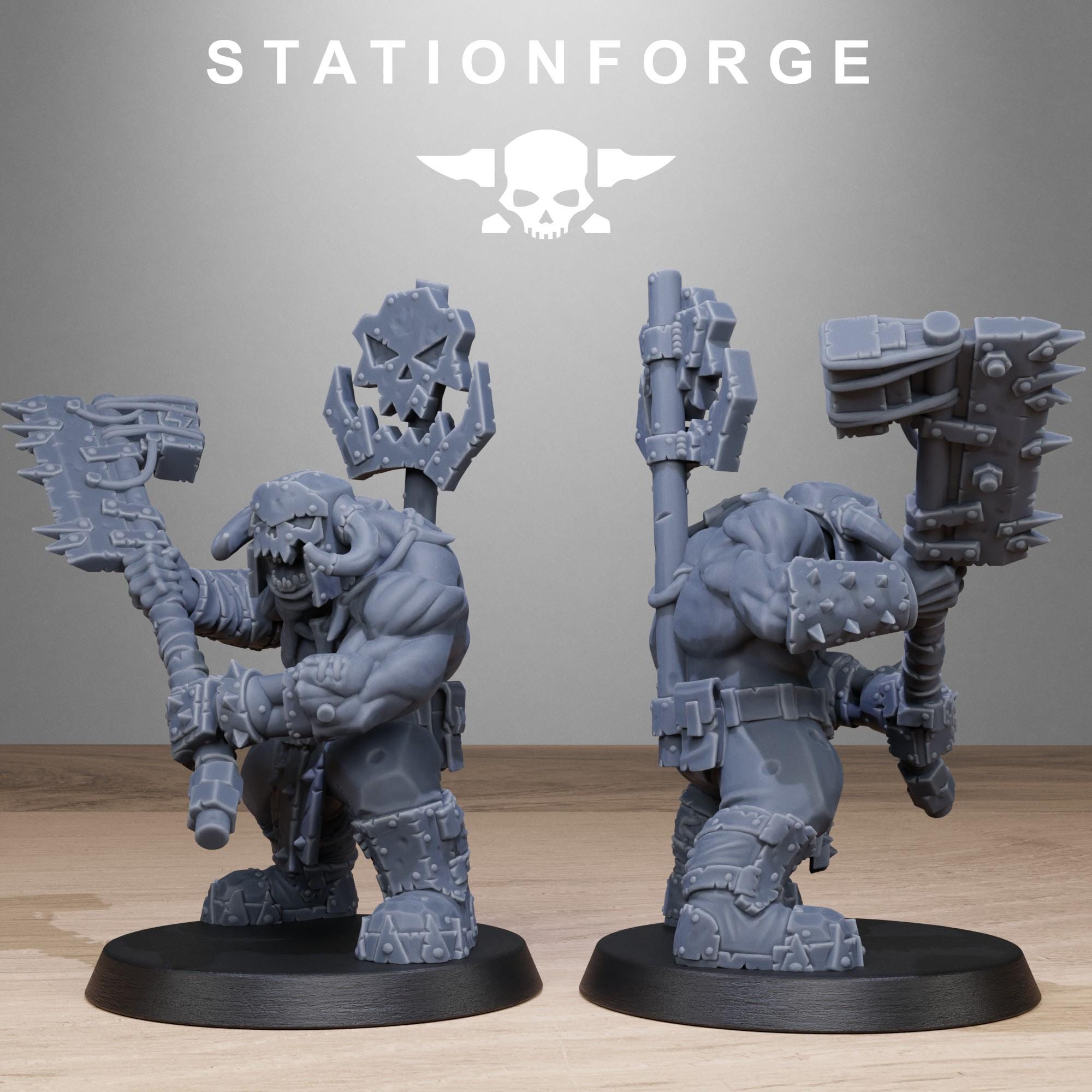 Orkas Bros Infantry + Bases (10) - Station Forge