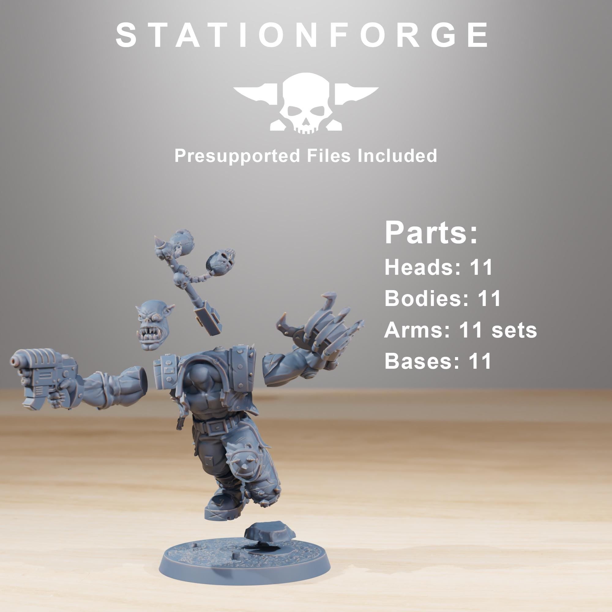 Orkas Infantry + Bases (10) - Station Forge