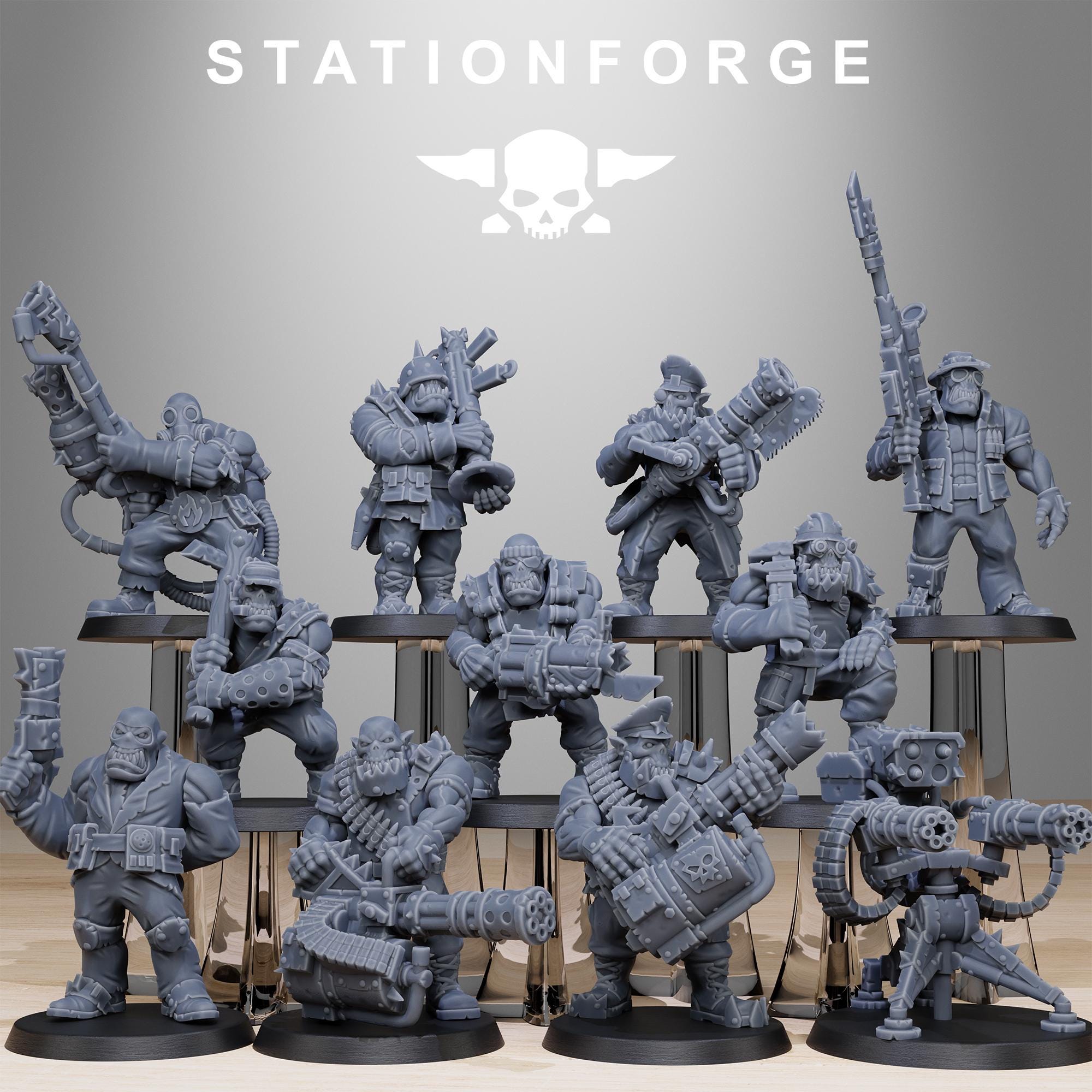 Orkas Team Fighters + Bases (11) - Station Forge