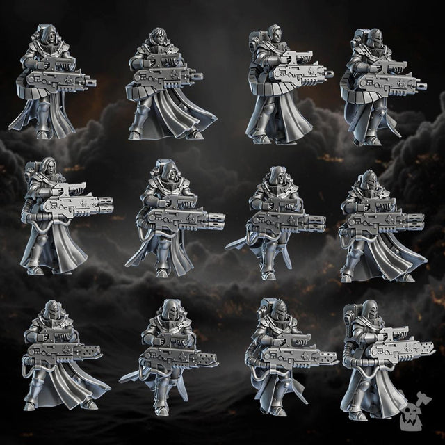 Sororitas Heavy Sisters + Bases (12) - DakkaDakka.Store